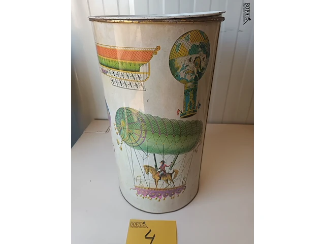 Lot 4 - vintage blikken ton luchtballon - afbeelding 4 van  4