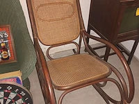 Lot 4 - vintage thonet-stijl schommelstoel