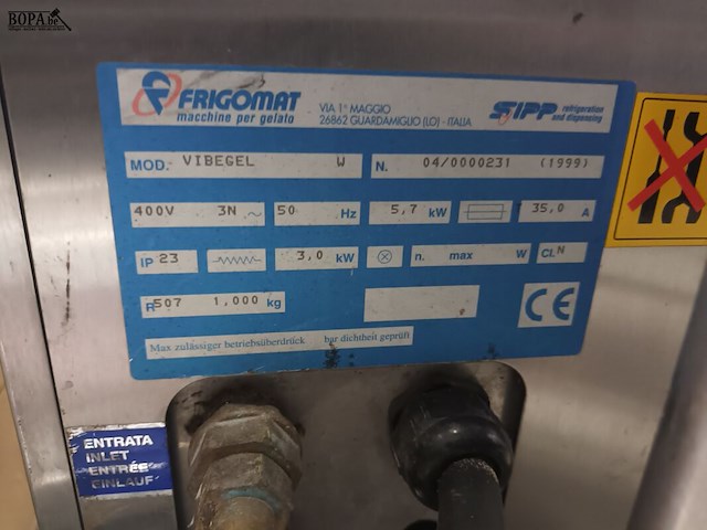 Lot 40 - frigomat ijsmachine - afbeelding 5 van  6