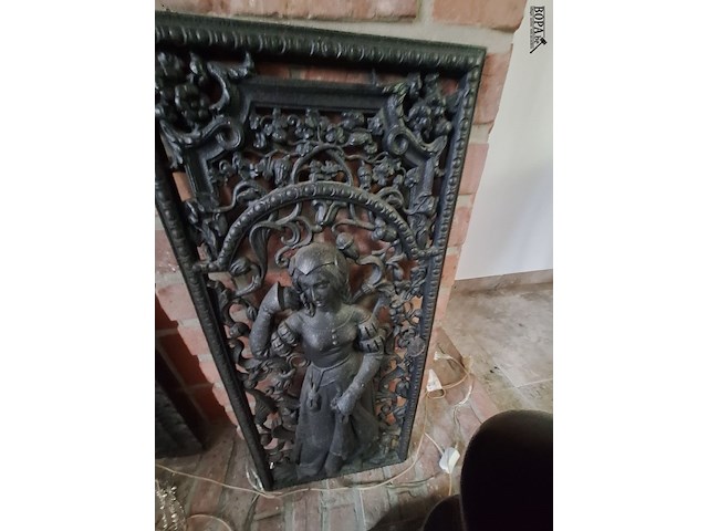 Lot 40 - haardplaten en decoratie. 5 stuks - afbeelding 3 van  4