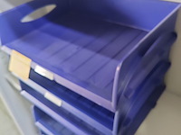 Lot 40 - stapelbare documentenbakjes - afbeelding 2 van  2