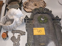 Lot 40 - tuindecoratie. 6 stuks - afbeelding 1 van  4