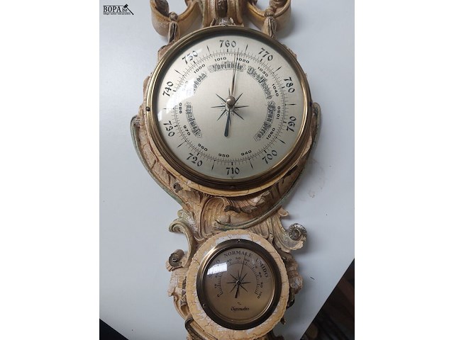 Lot 40 - vintage barometer - afbeelding 2 van  3