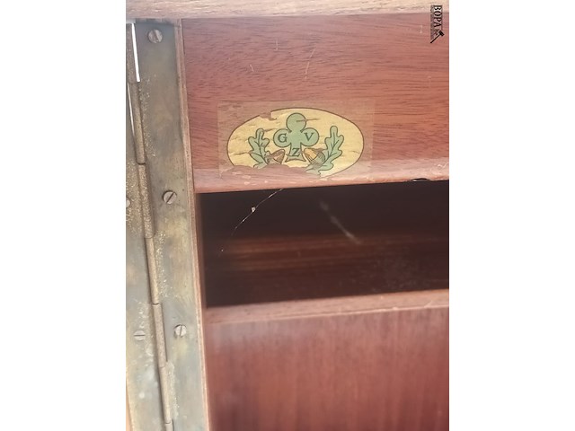 Lot 40 - vintage naaimachine in kastje - afbeelding 4 van  4