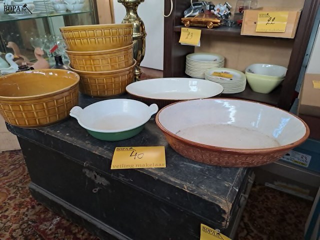Lot 40 - vintage schalen keramiek - afbeelding 5 van  5