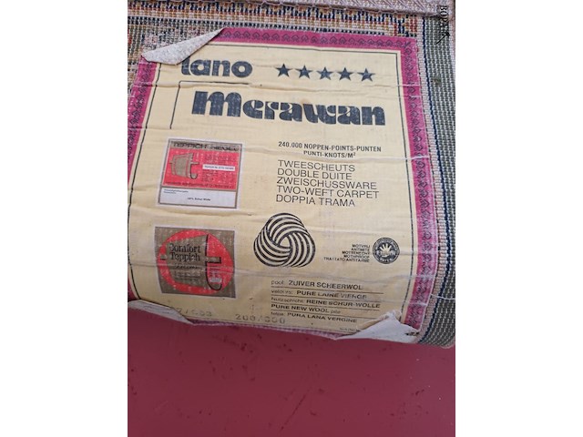 Lot 40 - wollen vloertapijt lano merawan - afbeelding 4 van  4