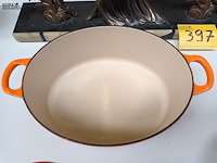 Lot 401 - kookpot le creuset oranje - afbeelding 3 van  4