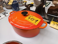 Lot 401 - kookpot le creuset oranje - afbeelding 4 van  4