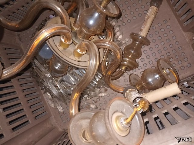 Lot 401 - luster. 2 stuks - afbeelding 3 van  5