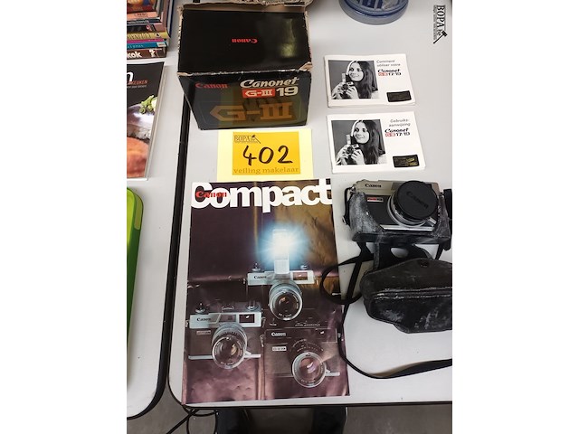 Lot 402 - fototoestel canon - afbeelding 1 van  4