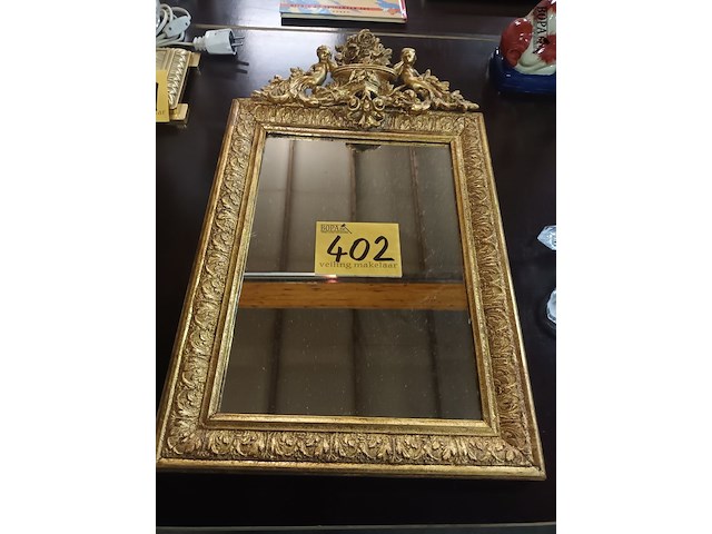Lot 402 - vergulde spiegel - afbeelding 1 van  3