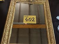 Lot 402 - vergulde spiegel - afbeelding 1 van  3