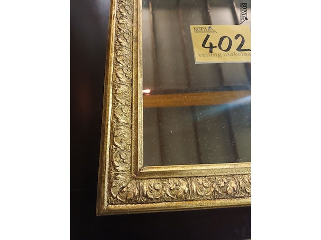 Lot 402 - vergulde spiegel - afbeelding 3 van  3
