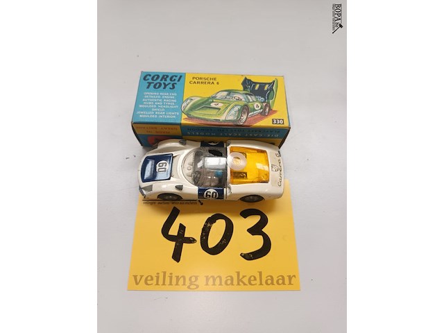 Lot 403 - corgi toys porsche carrera 6 - afbeelding 1 van  4
