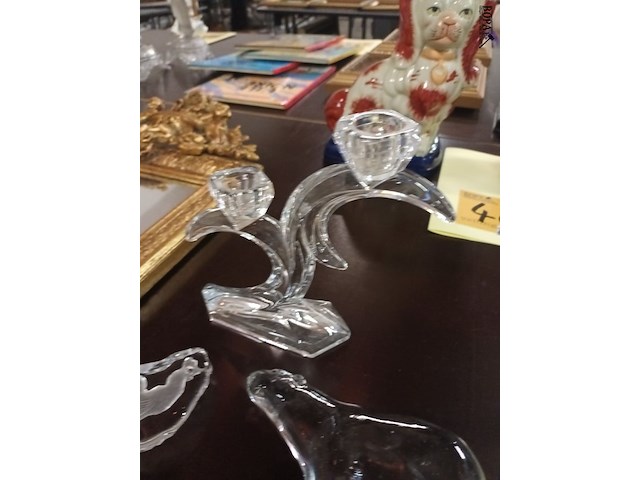 Lot 405 - kristal. 4 stuks - afbeelding 3 van  4