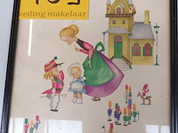 Lot 409 - kaders moeder met kinderen. 4 stuks - afbeelding 5 van  5