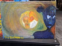 Lot 41 - abstracte schilderijen - debackere - afbeelding 2 van  4