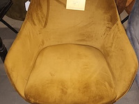 Lot 41 - armstoel diamond velvet. 2 stuks - afbeelding 2 van  5