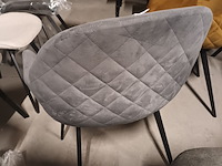 Lot 41 - armstoel diamond velvet. 2 stuks - afbeelding 5 van  5