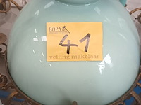 Lot 41 - grote kinké luster in koper - afbeelding 6 van  6