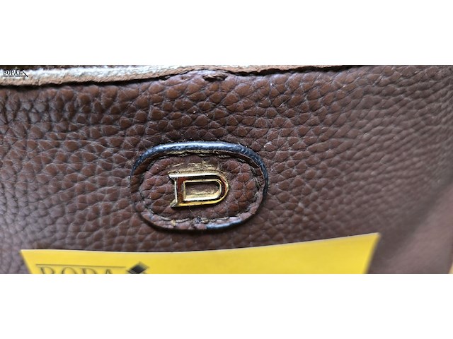 Lot 41 - lederen handtas met signatuur d (delvaux) - afbeelding 2 van  6