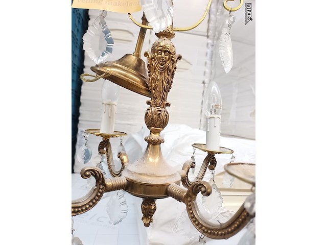 Lot 41 - luster koper met kristallen - afbeelding 3 van  4