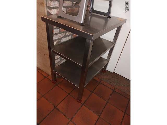 Lot 41 - rvs werktafel - afbeelding 2 van  3