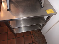 Lot 41 - rvs werktafel - afbeelding 3 van  3