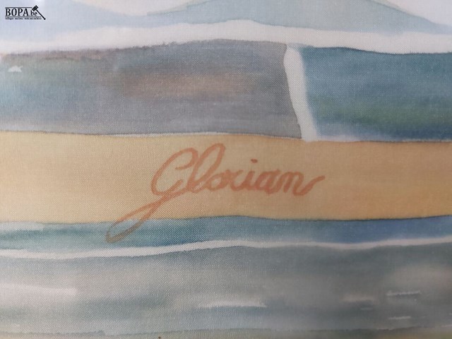 Lot 41 - schilderij get gloriam - afbeelding 2 van  2
