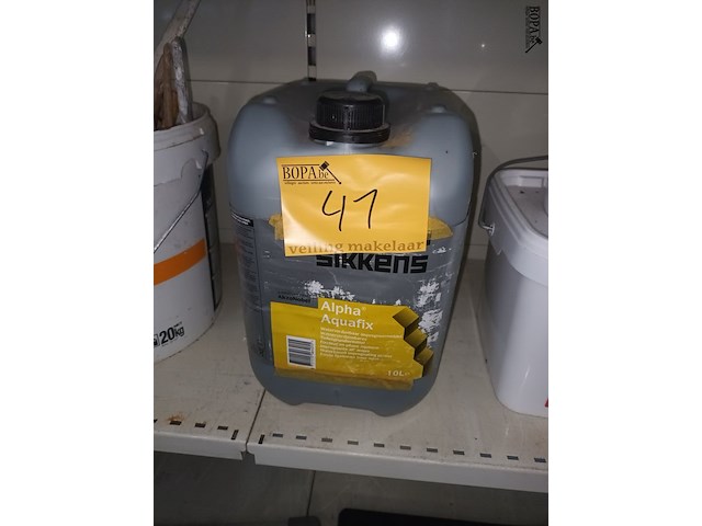 Lot 41 - sikkens alpha aquafix impregneermiddel - afbeelding 1 van  3