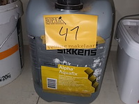 Lot 41 - sikkens alpha aquafix impregneermiddel - afbeelding 1 van  3