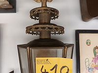 Lot 410 - koetslantaarn in koper - afbeelding 3 van  4