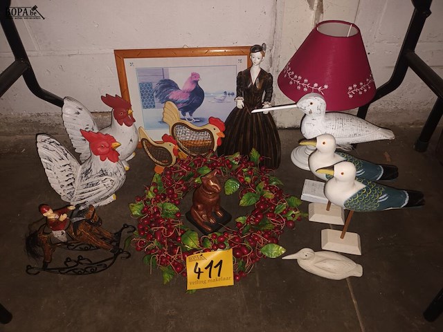 Lot 411 - decoratie. 14 stuks - afbeelding 1 van  4