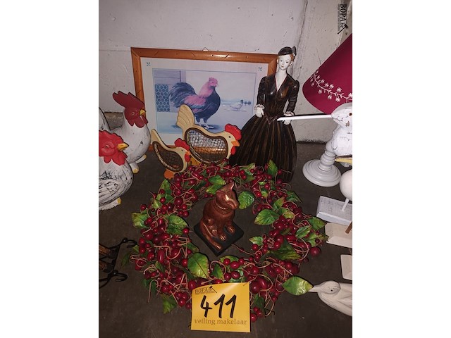 Lot 411 - decoratie. 14 stuks - afbeelding 3 van  4