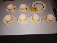 Lot 412 - servies florentine england. 18 stuks - afbeelding 1 van  4