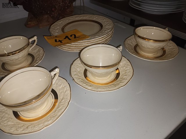 Lot 412 - servies florentine england. 18 stuks - afbeelding 2 van  4