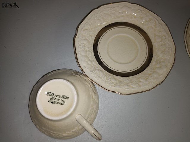 Lot 412 - servies florentine england. 18 stuks - afbeelding 4 van  4