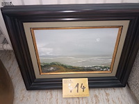 Lot 414 - kader zeezicht - afbeelding 1 van  3