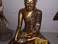 Lot 415 - boeddha beeld - afbeelding 1 van  3