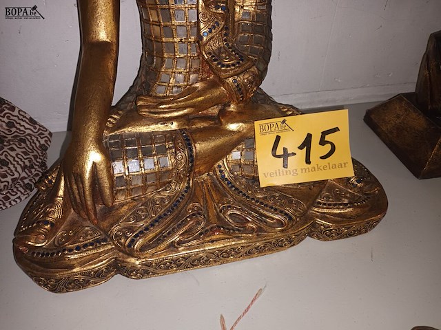 Lot 415 - boeddha beeld - afbeelding 3 van  3