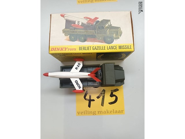 Lot 415 - dinky toys berliet gazelle lance missile - afbeelding 2 van  3