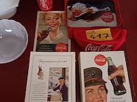 Lot 417 - coca-cola reclame artikelen. 24 stuks - afbeelding 1 van  4