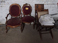 Lot 418 - antieke stoelen. 4 stuks - afbeelding 1 van  1