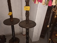 Lot 418 - houten vloerlamp zonder kap - afbeelding 1 van  4