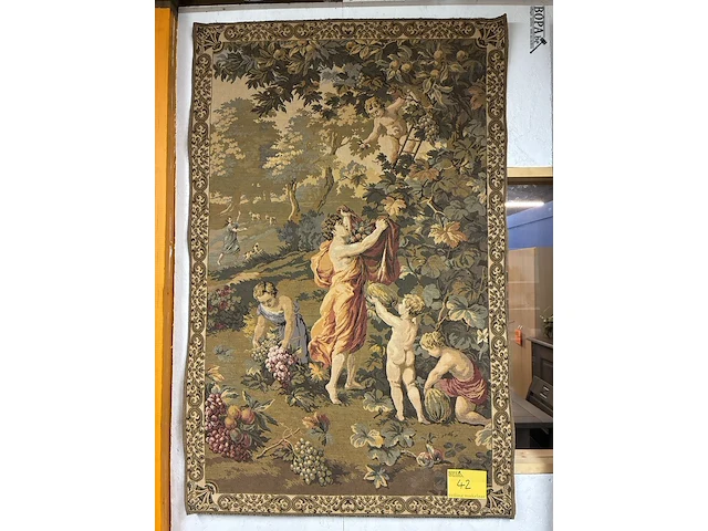 Lot 42 - decoratief wandtapijt aubusson-stijl - afbeelding 1 van  1