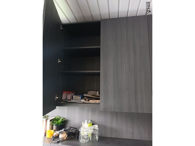Lot 42 - grijze wandkast - afbeelding 4 van  4