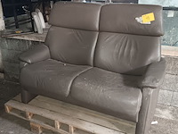 Lot 42 - lederen 2-zit - afbeelding 1 van  1