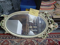 Lot 42 - lot vintage wandspiegel in rococco stijl - afbeelding 1 van  1