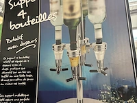 Lot 42 - roterende drankflessenhouder - afbeelding 2 van  2