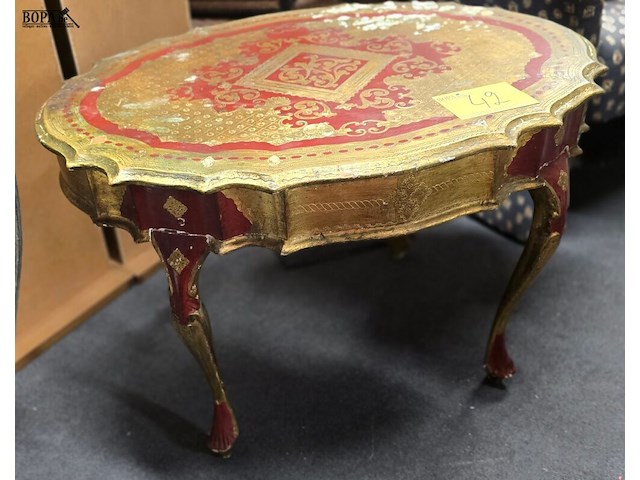 Lot 42 - vintage salontafel - afbeelding 1 van  4